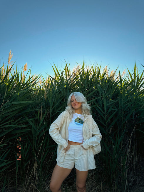 Boyish Babe Button Up